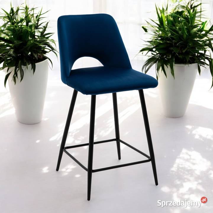 Hoker Tapicerowany Oro Granatowy Wysyłka 24H Tarchały Małe