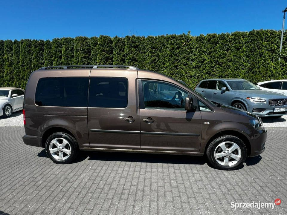 Volkswagen Caddy 16 TDI 5os MAXI Niski przebieg isofix Motoryzacja Baranowo