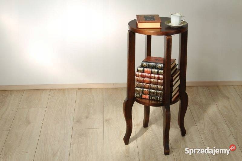 Cudowny StolikKwietnikArt DecoLata 30Drewno Szczecin