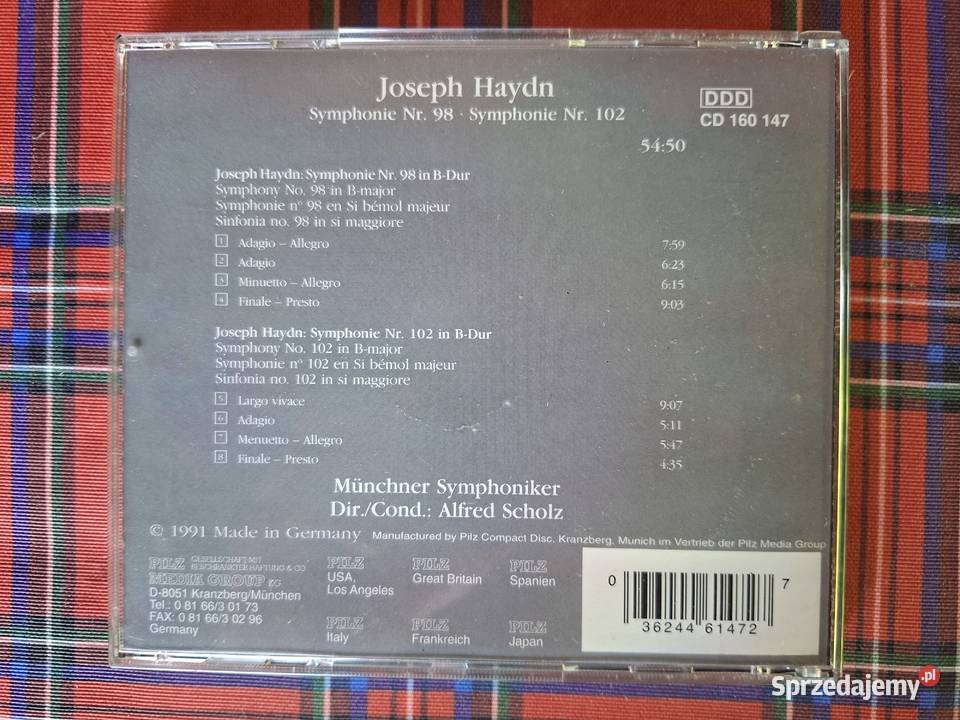 Joseph Haydn Vienna Master Series CD