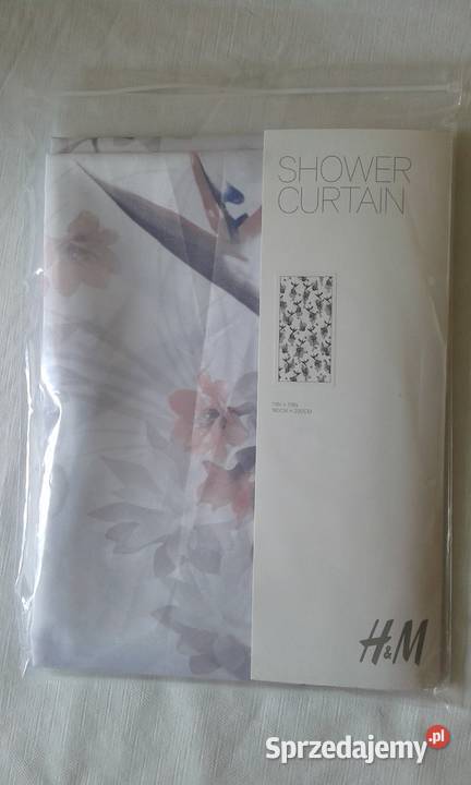 Zasłona prysznicowa 180x200 HM Home małopolskie Kraków sprzedam