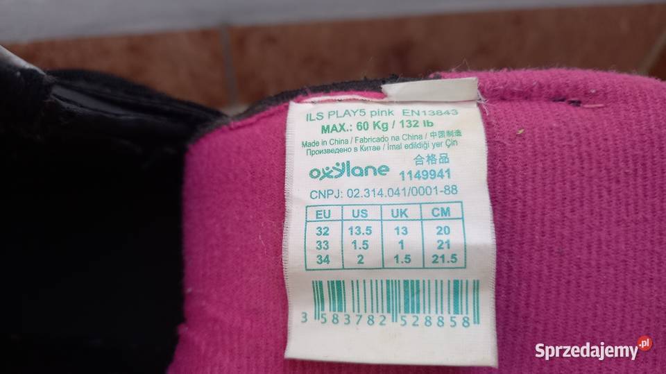 Rolki regulowane Oxelo PLAY5 rozmiar 3234 Wrocław