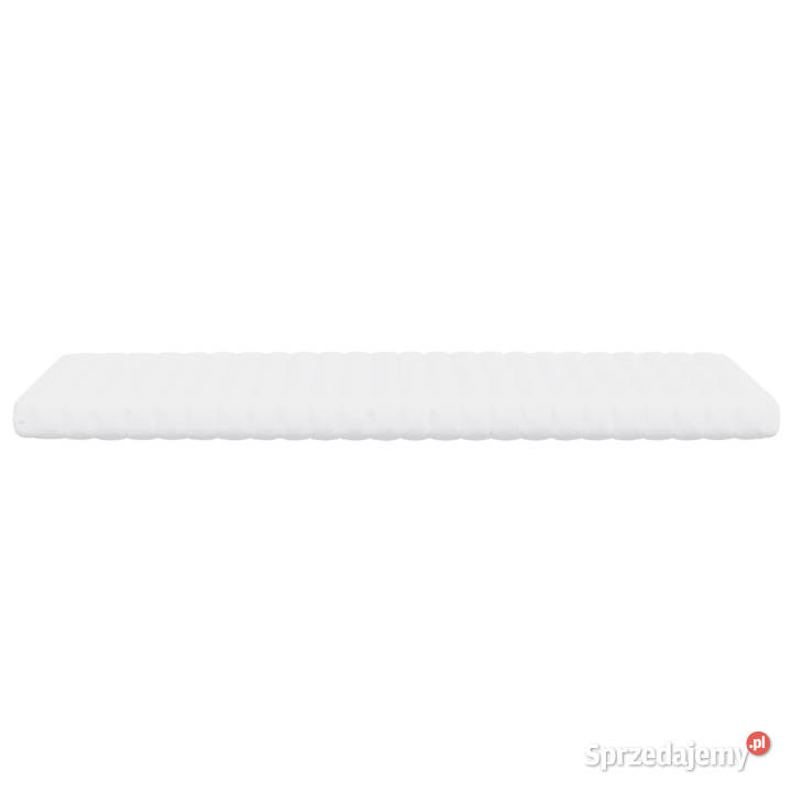 Materac piankowy biały 80x220 7strefowy twardość