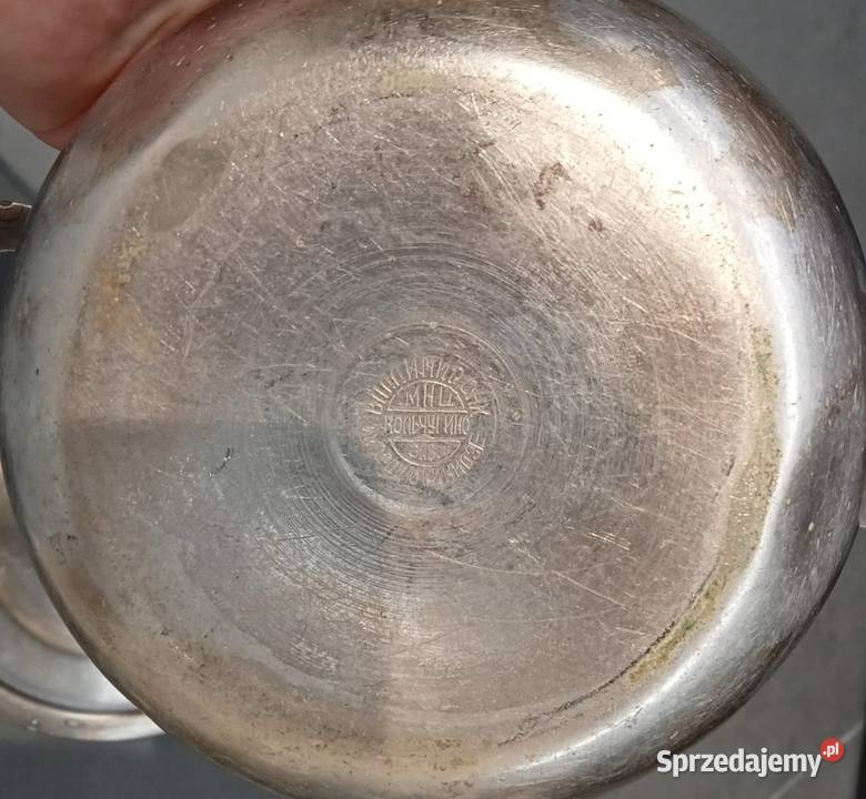 Stare GARNUSZKI posrebrzane platery jest Lublin