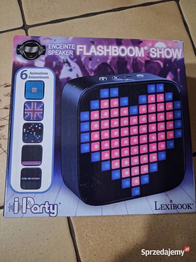 Lexibook Głośnik Bluetooth iParty Flashboom Show Wyszogród