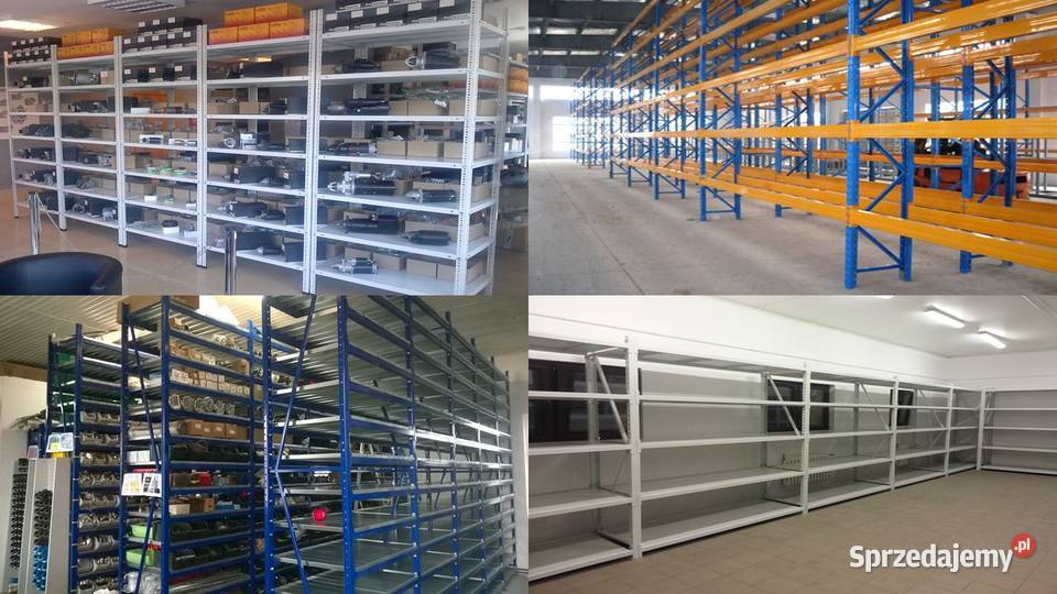 Regały metalowe półkowe paletowe sklepowe wg Produkcja Kozienice