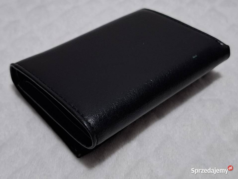 Portfel skórzany męski czarny 8x106 śląskie