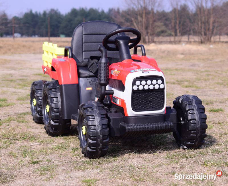BAWIBUS pojazd TRAKTOR Z PRZYCZEPĄ na akumulator Myszków