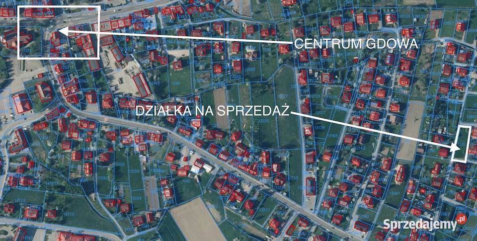 Działka budowlana Gdów 11 arów Sprzedaż