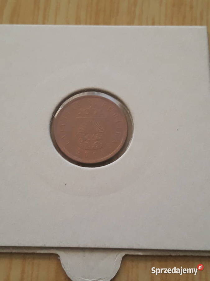 1 Santimi Łotwa 2008 r UNC Konin