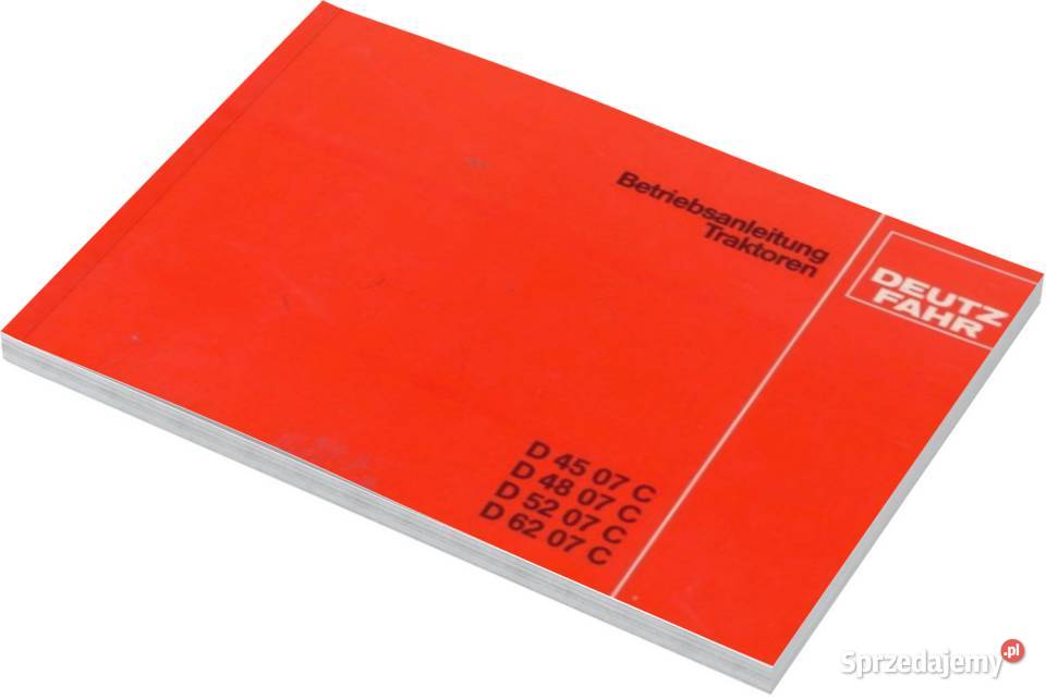 Instrukcja obsługi D 4007 4507 4807 5207 6207 C Pozostałe Szamotuły