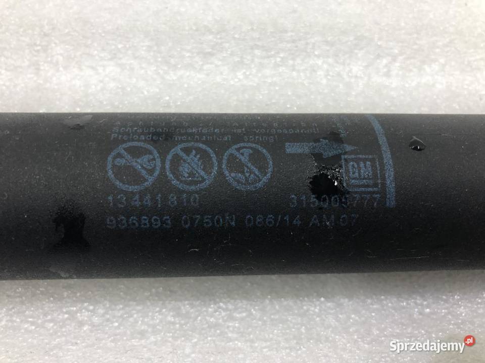 SIŁOWNIK KLAPY TYLNEJ OPEL INSIGNIA A 13441810 wielkopolskie