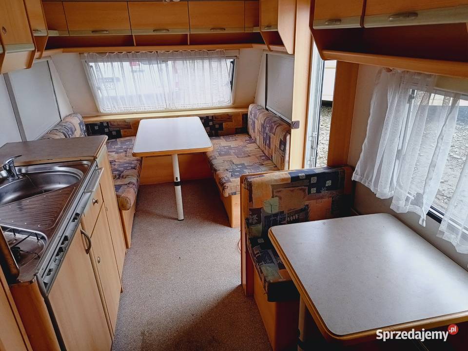 przyczepa kempingowa 2000r łóżka piętrowe Międzybrodzie Bialskie