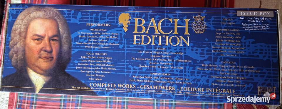 Bach Edition Complete Works 155 CD box sprzedam