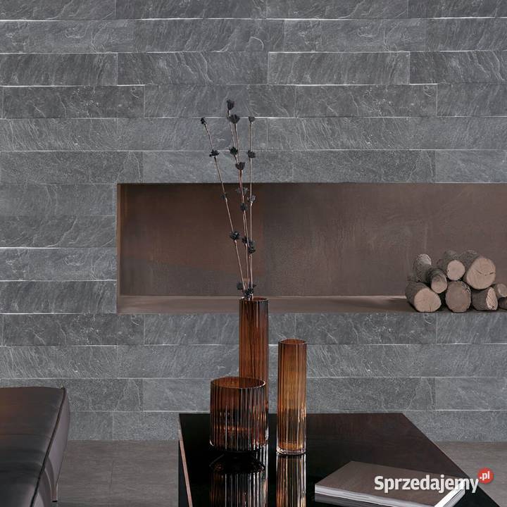 Płytka kamienna kwarcyt Silver Grey 60x15x12 Kraków