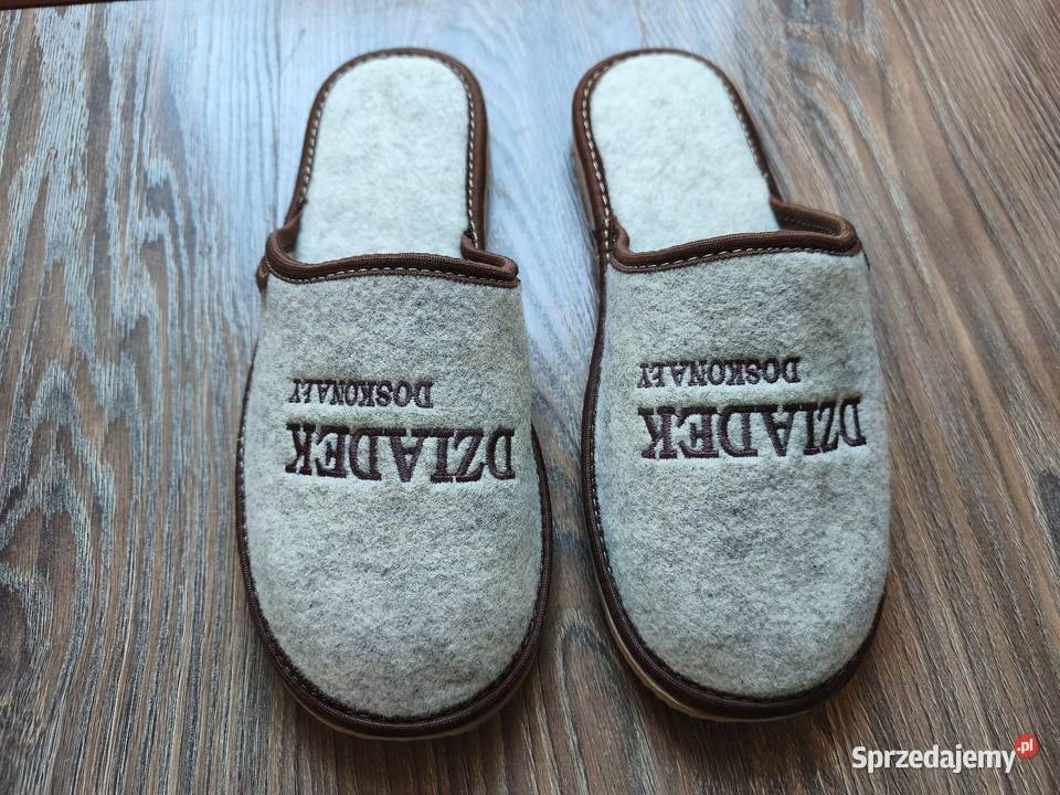Kapcie męskie filcowe Dziadek Doskonały Rozmiar Szczyrk