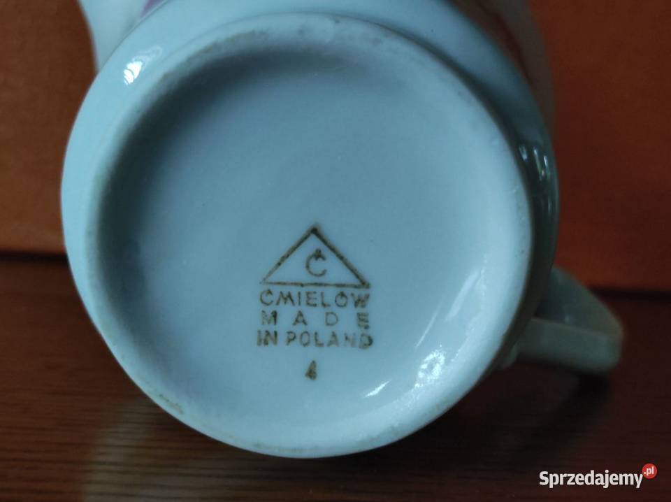 Stary mlecznik porcelanowy Ćmielów z lat 50tych Wyposażenie wnętrz Kielce