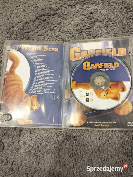 Garfield płyta DVD dubbing Nagradowice sprzedam
