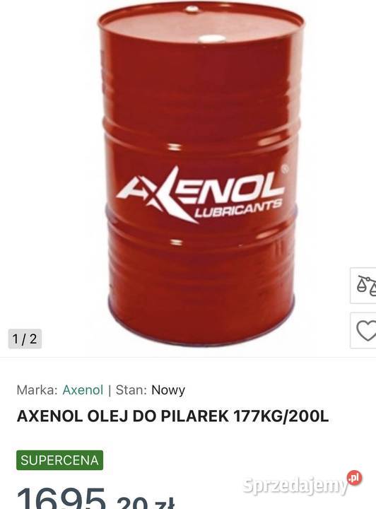 Olej do smarowania pilarka pilarek Pozostałe Włoszczowa sprzedam