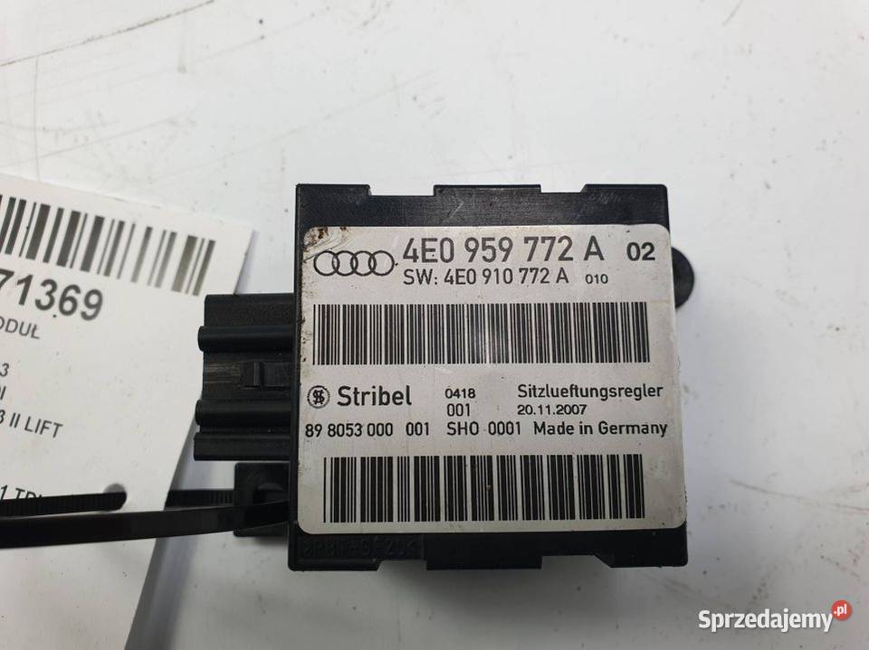 MODUŁ AUDI A8 D3 II LIFT 4E0959772A Lipno sprzedam