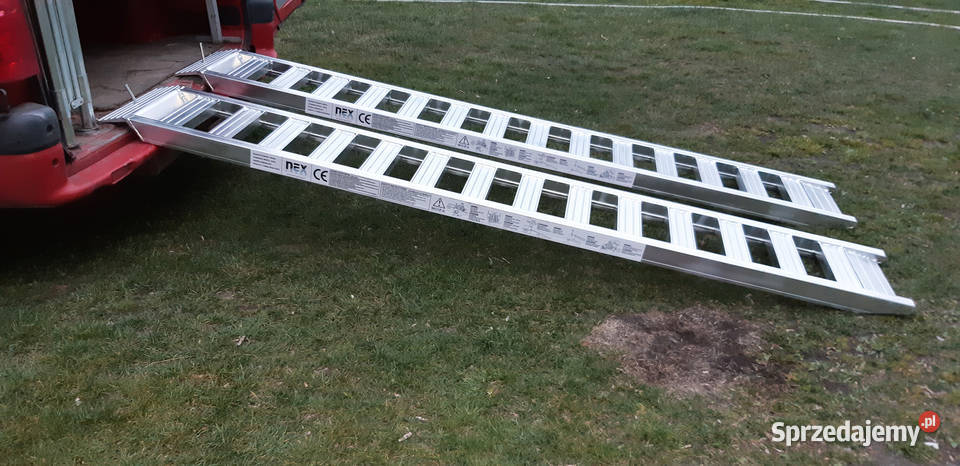 Najazdy aluminiowe 10T rampa Nowe najazdy 3m mazowieckie Halinów