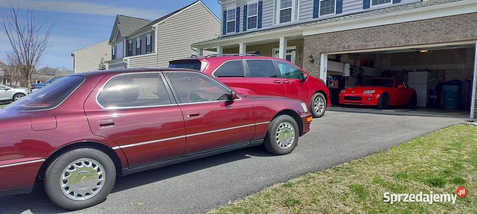 Lexus LS400 UCF10 1990 Przedlift z czerwonym 250KM