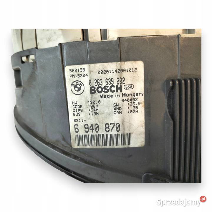 LICZNIK ZEGARY 6940870 BMW E46 318 D 320 D 20 D