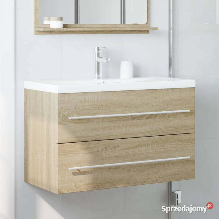 Szafka pod umywalkę stare drewno 80x385x48 Pozostałe
