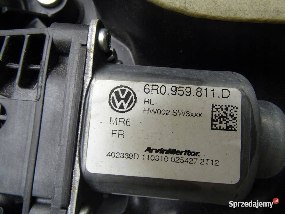 MECHANIZM PODNOŚNIK SZYBY LEWY TYŁ TYLNY SEAT
