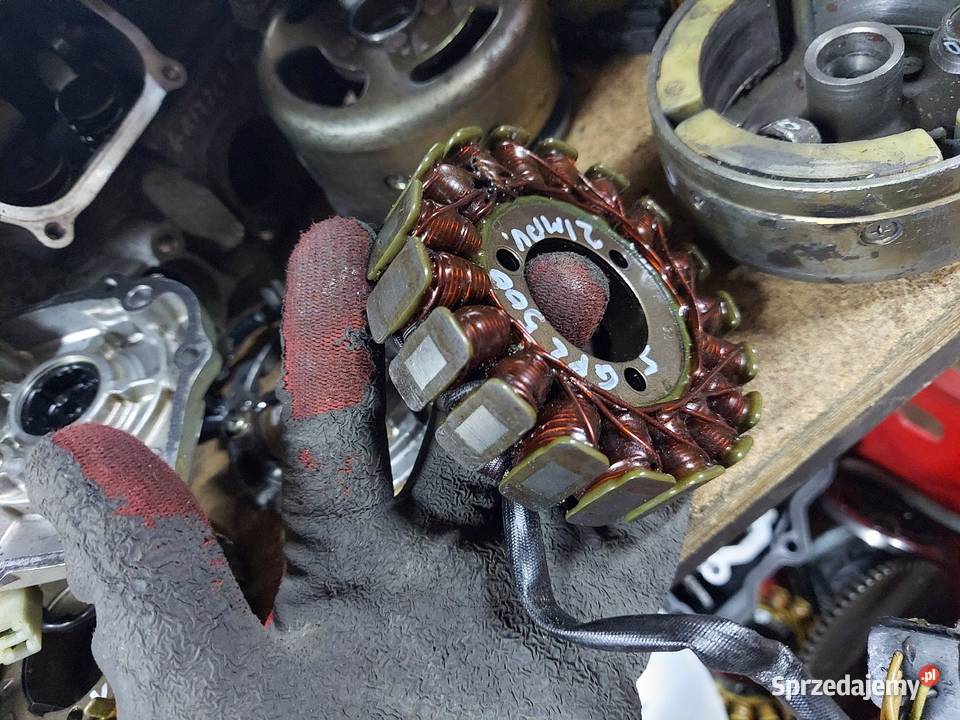 Kawasaki GPZ 500 iskrownik alternator stojan dolnośląskie Jelenia Góra sprzedam