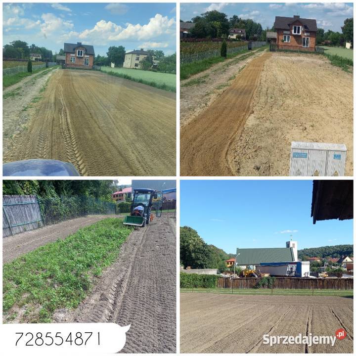 RÓWNANIE TERENU UŁĘŻ powiat rycki Ułęż