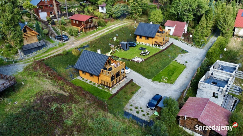 Całoroczne domki jeziorem renomowana marka Sprzedaż Międzybrodzie Bialskie