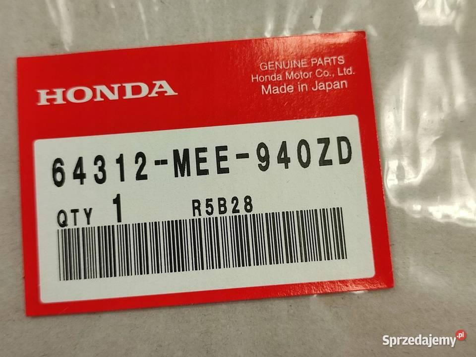 NAKLEJKA HONDA LEWY BOCZEK HONDA CBR600RR 2004