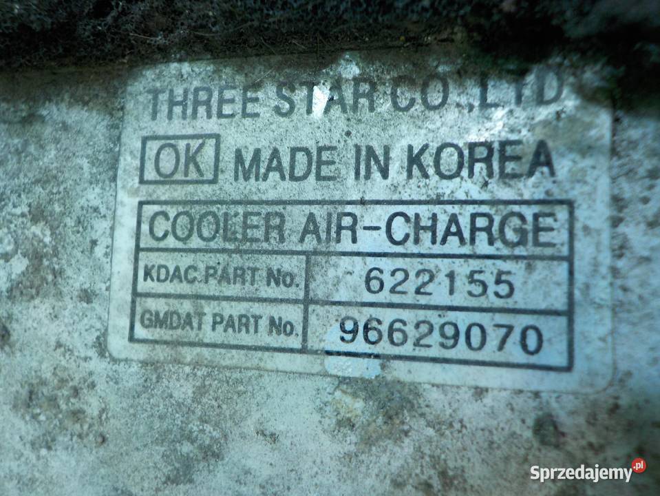 CHEVROLET CAPTIVA 20 VCDI 08r 5D intercooler Suków