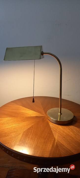 Gabinetowa lampa bankierka