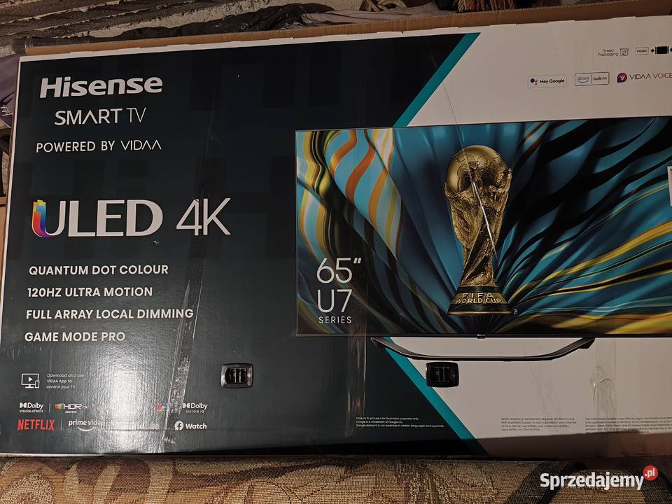 Telewizor Hisense 65u7hq LED 4k 120hz Swarzewo