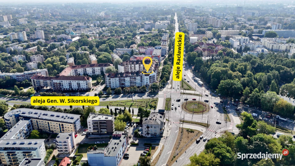 Lokal usługowy 115m2 na parterze al Sikorskiego 7826zł/m2