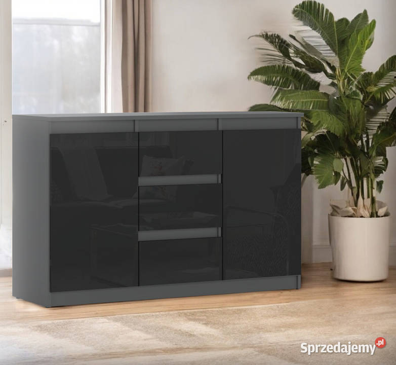 Komoda Nowoczesna 3 Szuflady Agnes 120 Do Salonu 75cm Komody Elbląg