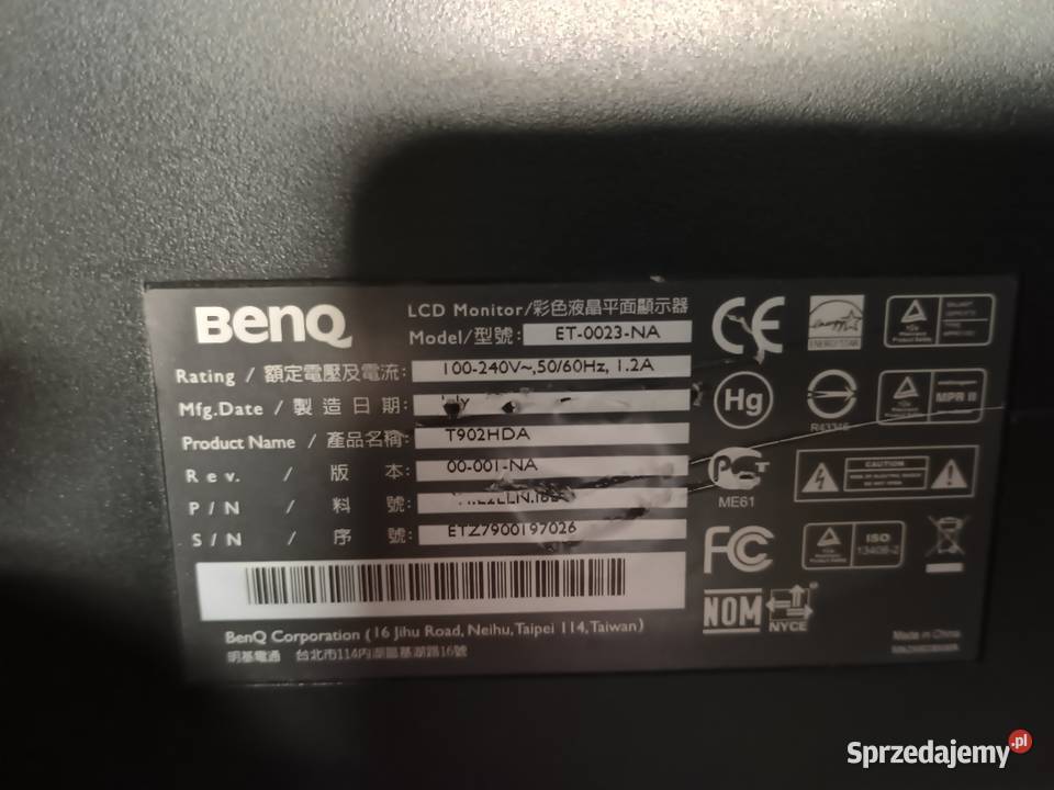 Monitory LCD Wągrowiec sprzedam