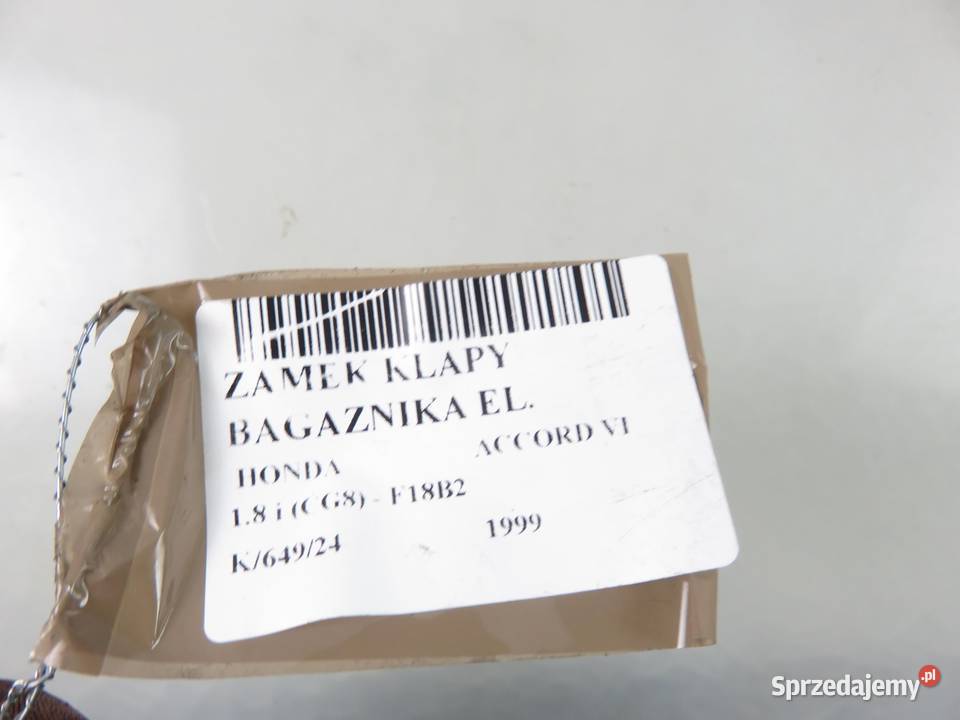 ZAMEK KLAPY HONDA ACCORD VI