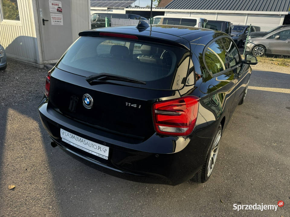 BMW 114 RatyZamiana Gwarancja ładna benzyna czarny Gdów