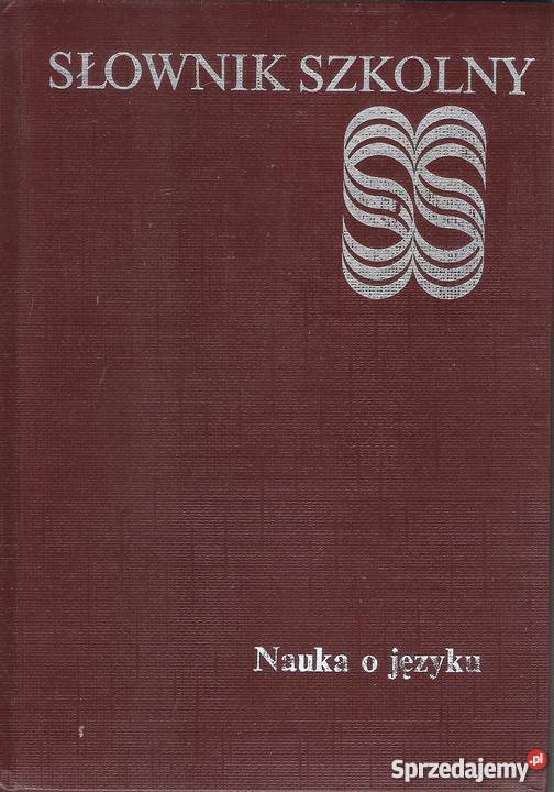 Słownik Szkolny Nauka o języku