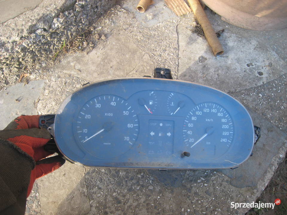 Zegary liczniki zegar Renault Megane Megane Wyposażenie wnętrza Kraków