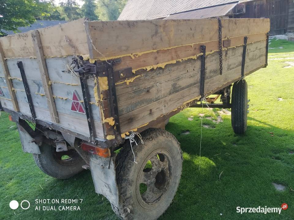 Sprzedam przyczepę drewnianą 3 lubelskie Krasnystaw