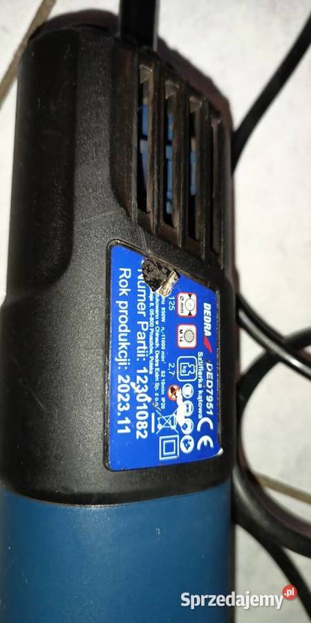 Szlifierka kątowa Dedra DED7951 flex 125mm Lublin sprzedam