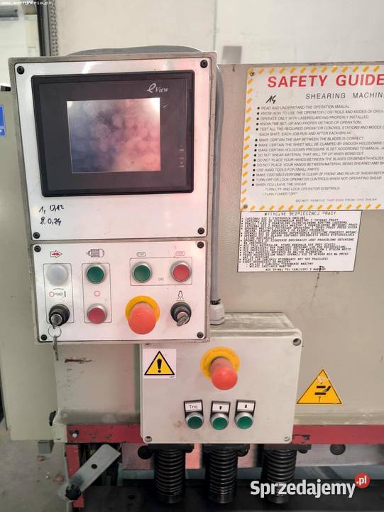 Nożyce gilotynowe EUROMETAL HGS 6x3200 NC