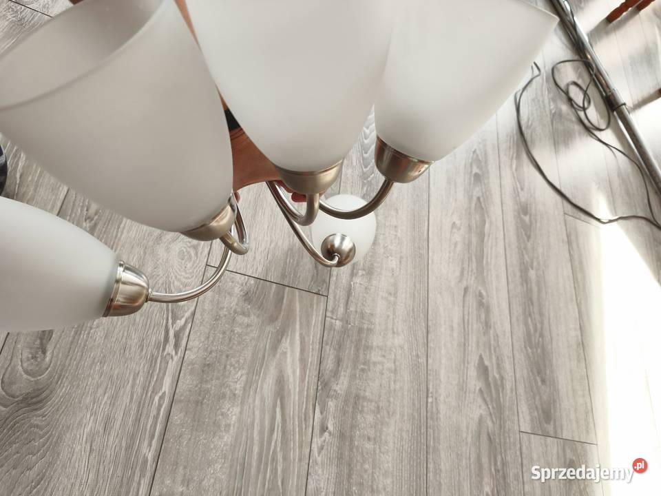 lampa sufitowa Ikea 5 lamp kloszy wielkopolskie