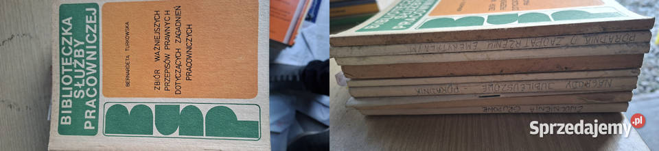 Kolekcja Biblioteczka Służby Pracowniczej wielkopolskie sprzedam