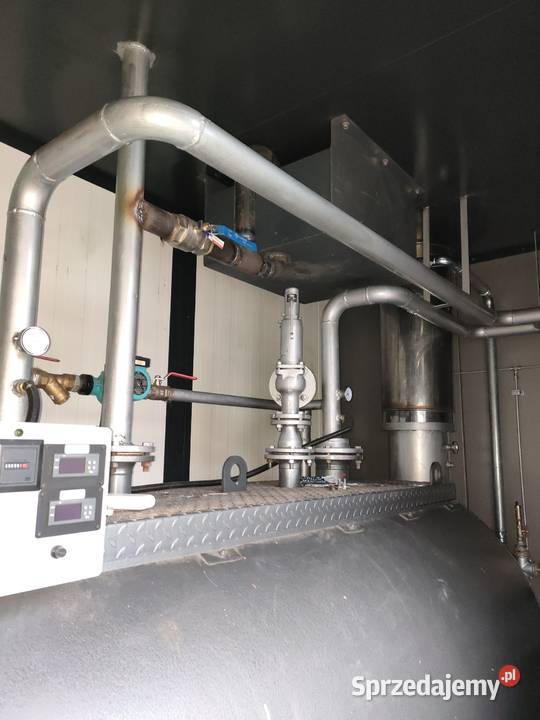 Mobilna kotłownia kontenerowa 500KW wymiennik Warszawa