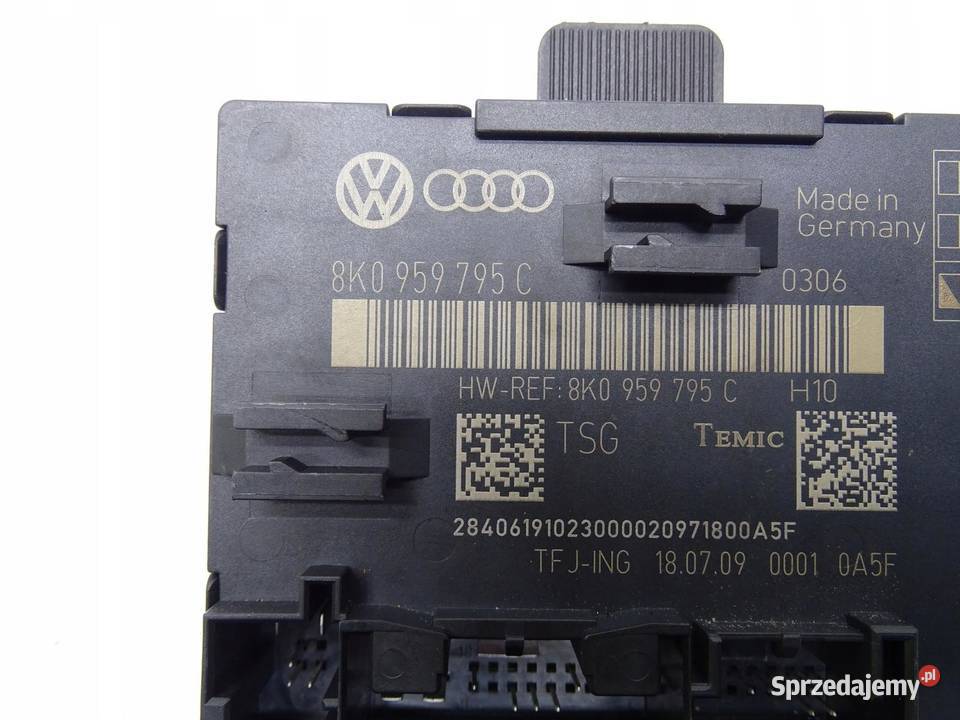 STEROWNIK MODUŁ DRZWI PRAWY TYŁ TYLNY AUDI A4 B8